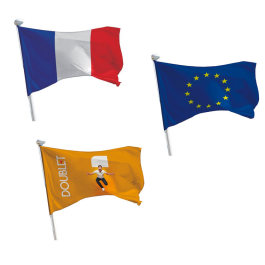 Mât acier pour drapeau & pavillon - DOUBLET