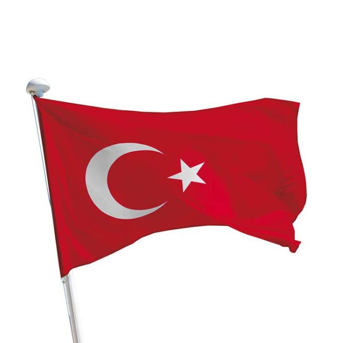Achat drapeau Turquie / Turc à installer sur un mât - DOUBLET
