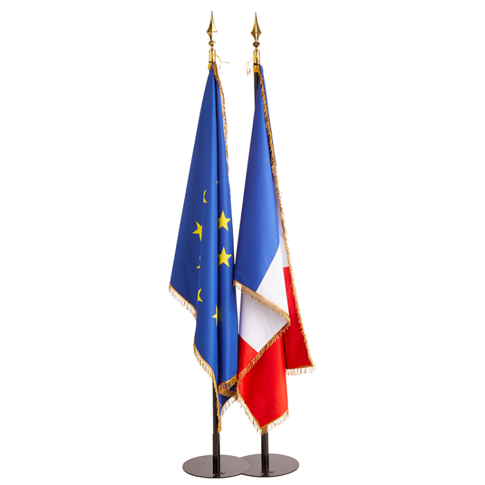 Drapeau de la France sur hampe - achat en ligne - DOUBLET